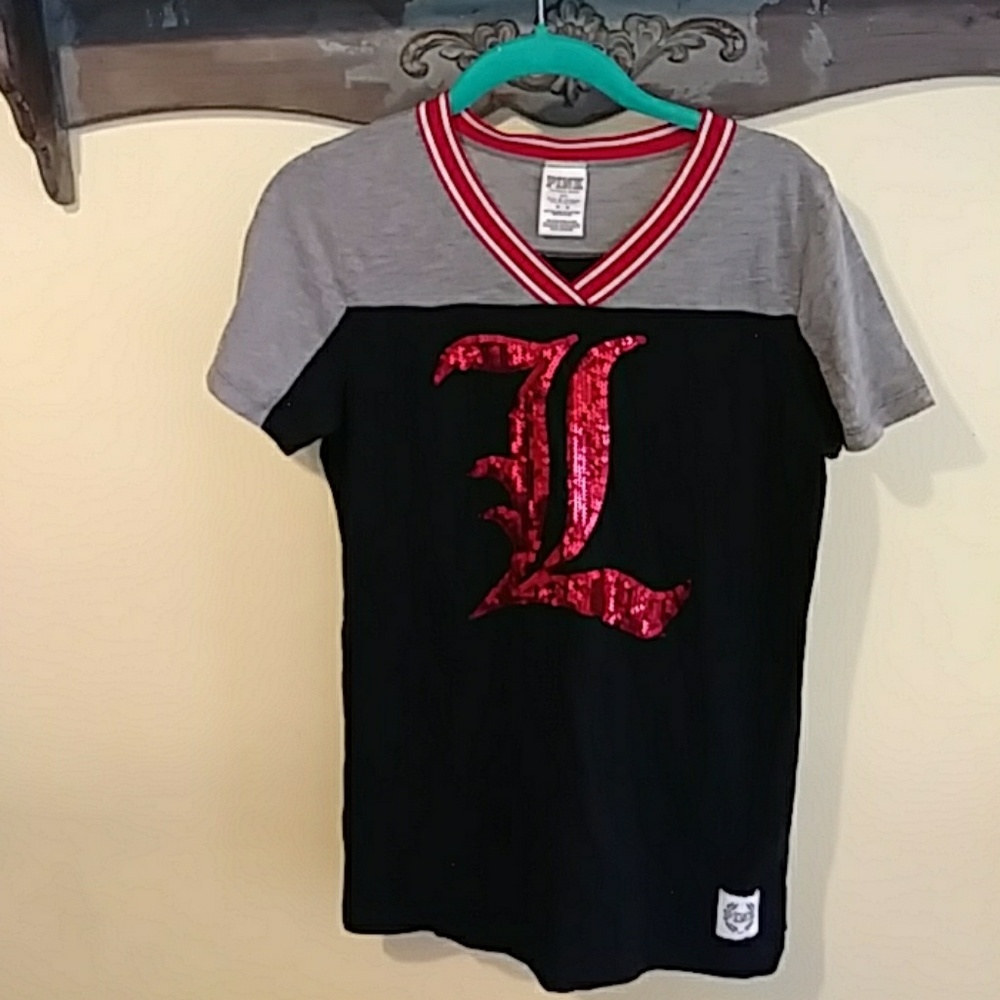 🌿Pink Victoria's Secret College T-shirt🌿